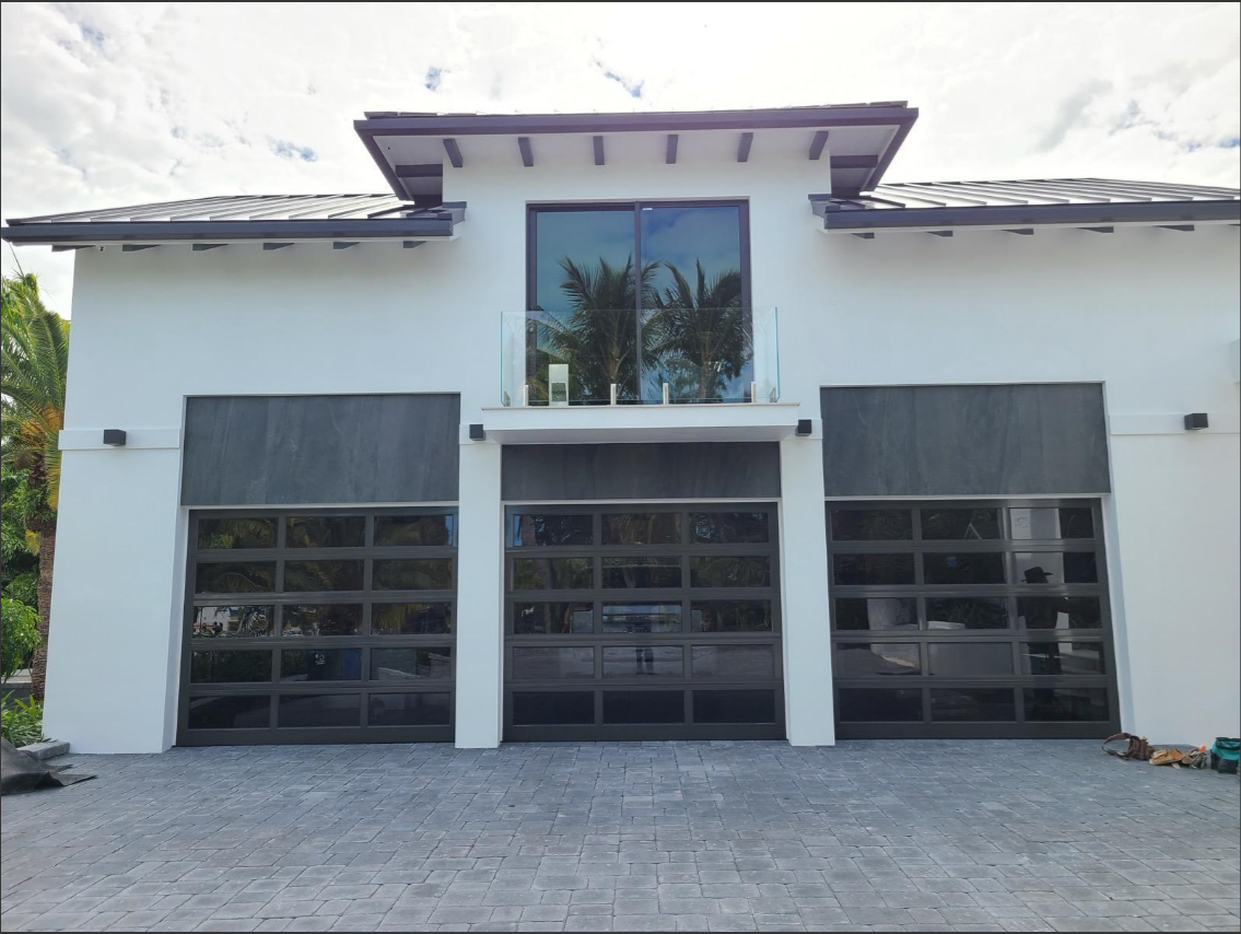 Rectangular Glass door