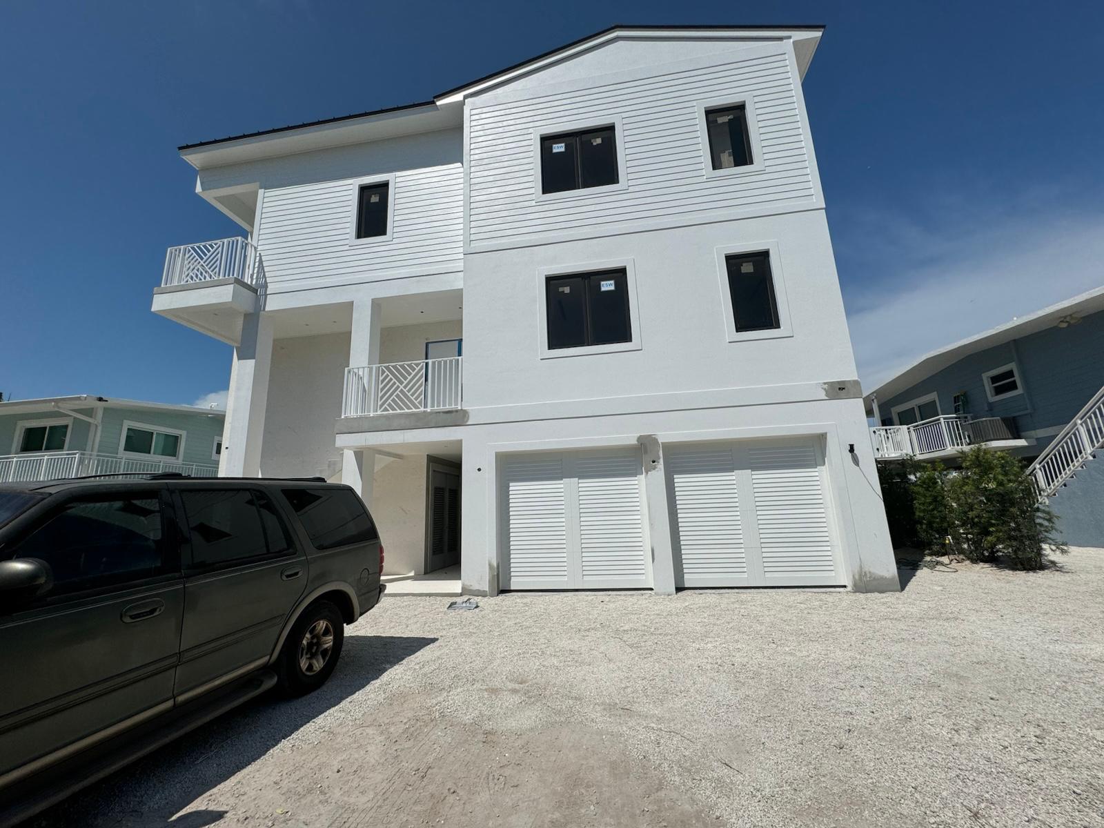 All white panel doors